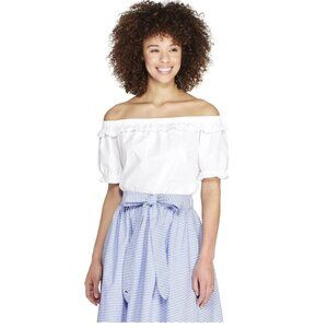 Vineyard Vines X Target Striped Blue / White Midi Skirt - XS